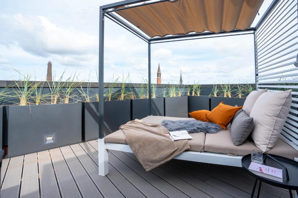 Balkón nebo terasa v ubytování Arthotel Bakker
