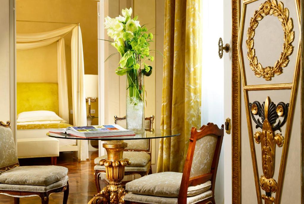 Posezení v ubytování Grand Hotel Minerva