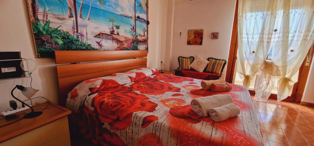 Postel nebo postele na pokoji v ubytování La Palma Rooms