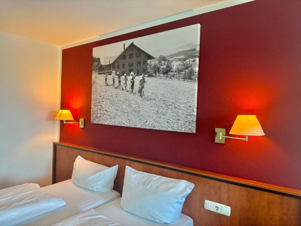 Postel nebo postele na pokoji v ubytování MY Parkhotel by AR Hotels