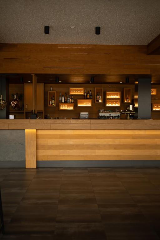 Lounge nebo bar v ubytování GAZDA Hotel&Restaurant - Self Chek-In