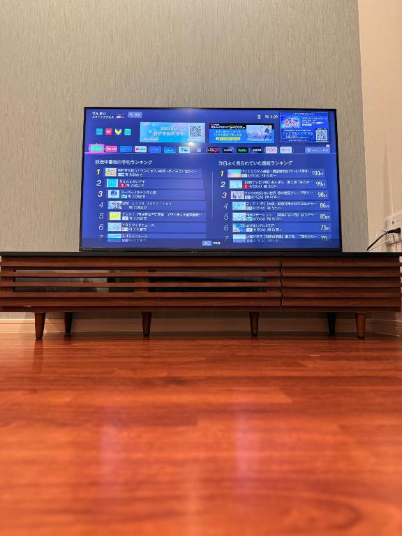 TV a/nebo společenská místnost v ubytování The Noborisaka Village -登り坂ビレッジ-