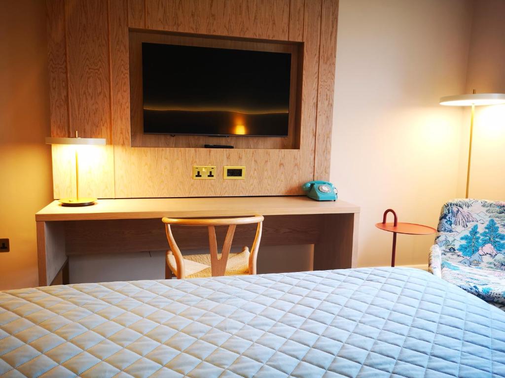 Kjøkken eller kjøkkenkrok på Lancaster Lodge