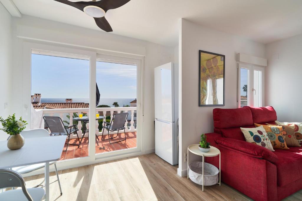 Posezení v ubytování Manilva Beach Apartment
