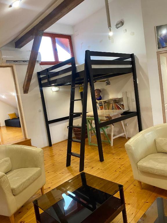 Posezení v ubytování Apartmani SuperStar