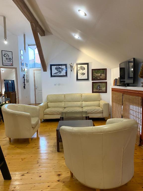 Posezení v ubytování Apartmani SuperStar