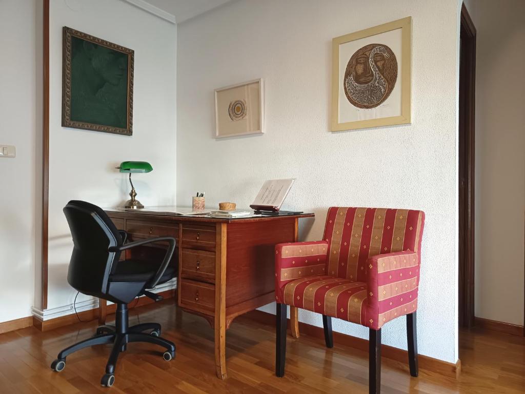 Posezení v ubytování Vivienda Caseiro