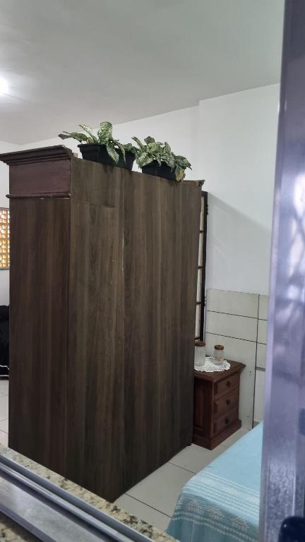 Postel nebo postele na pokoji v ubytování Pousada Andrey