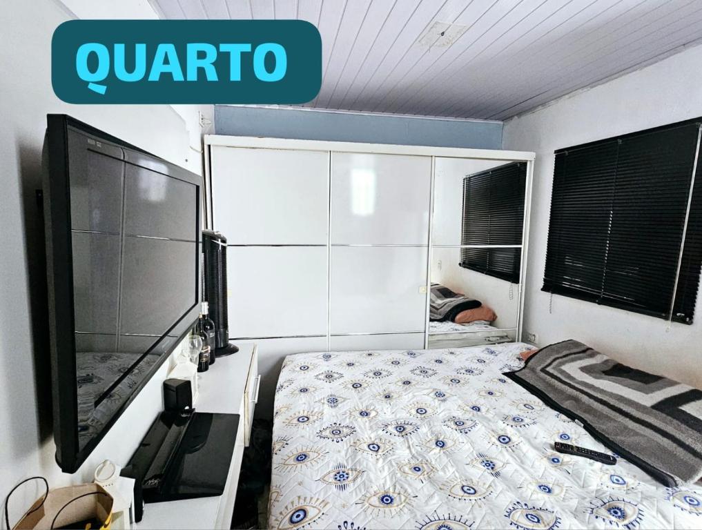 Postel nebo postele na pokoji v ubytování Casa em condomínio fechad0