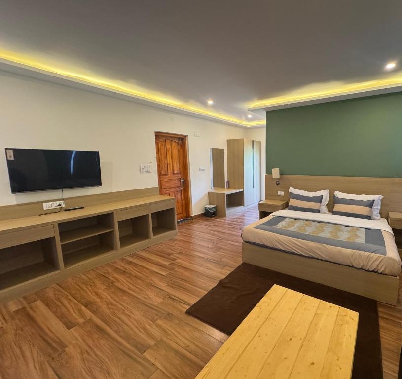 TV a/nebo společenská místnost v ubytování Namlang Resort