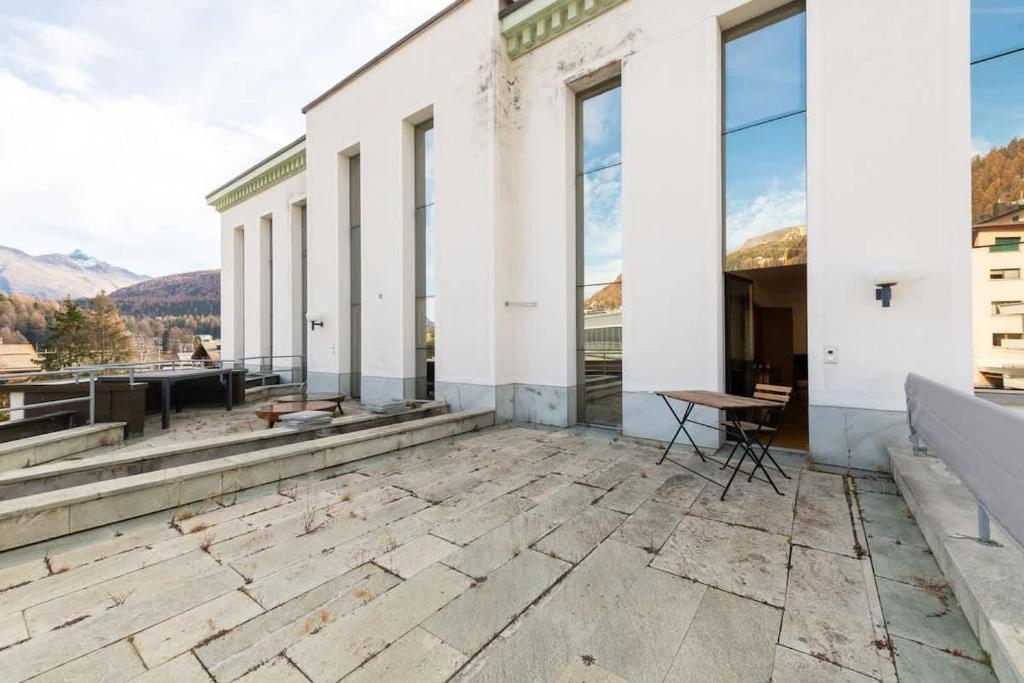 Nespecifikovaný výhled na hory nebo výhled na hory při pohledu z apartmánu
