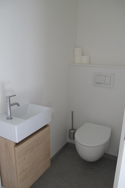 Koupelna v ubytování B&B Zoersel