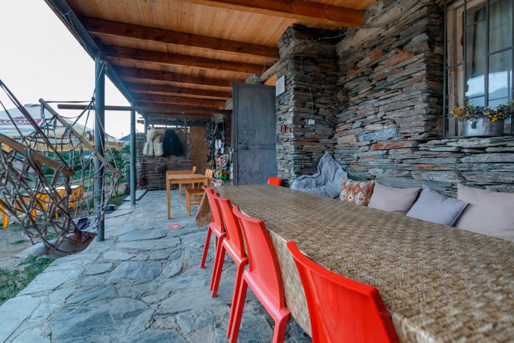 Patio nebo venkovní prostory v ubytování Tishe
