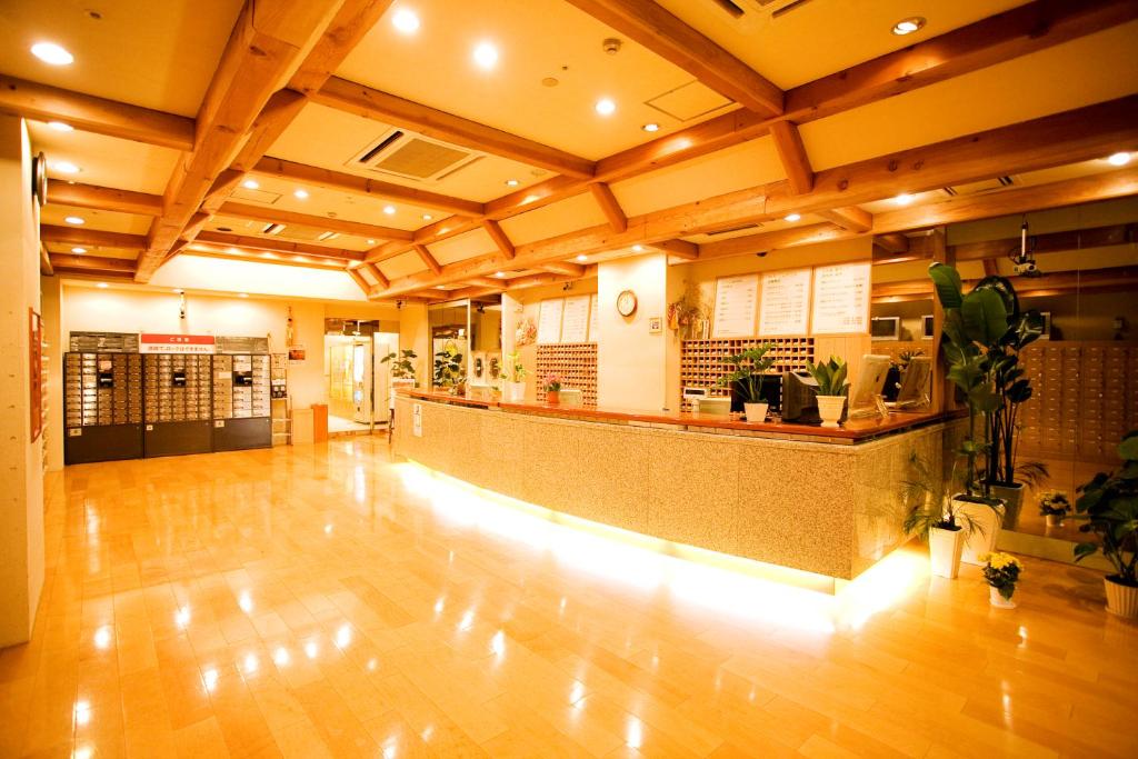 Vstupní hala nebo recepce v ubytování Capsule Inn Osaka (Male Only)