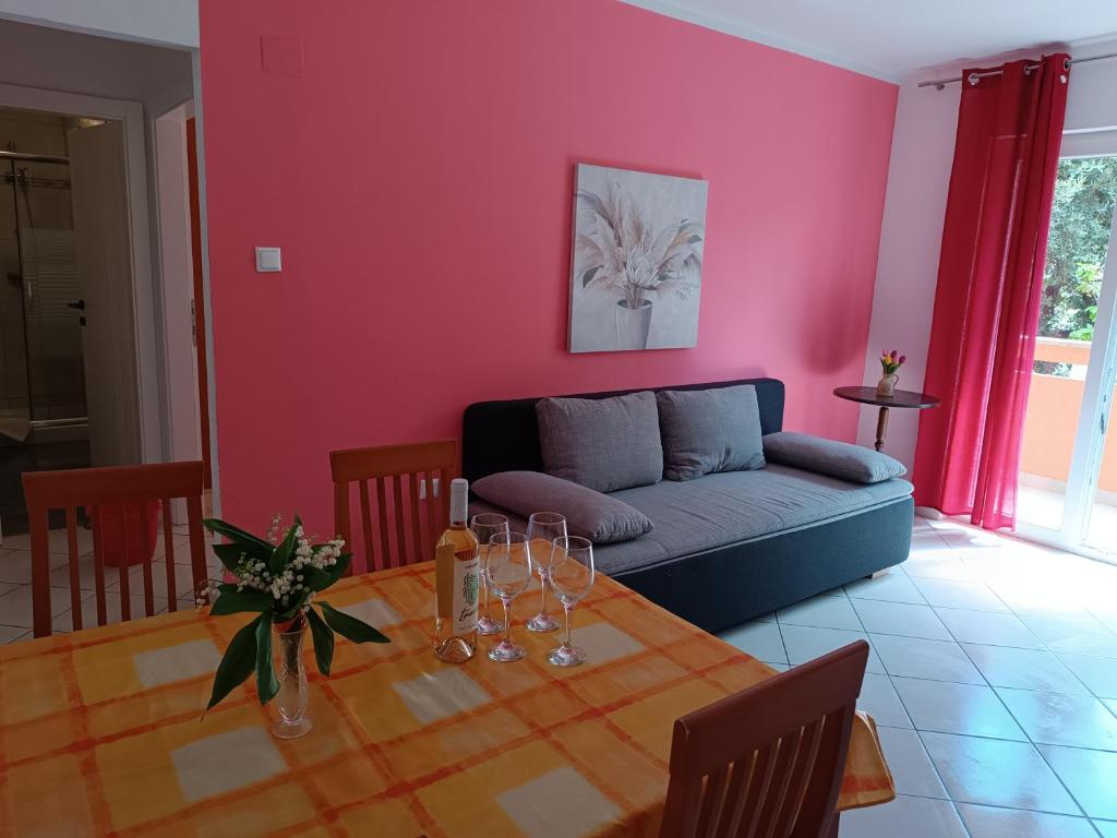 Posedenie v ubytovaní Apartments Mirjana Baška