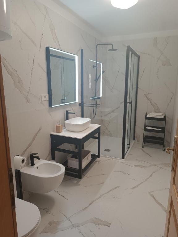 Kúpeľňa v ubytovaní Apartments Mirjana Baška