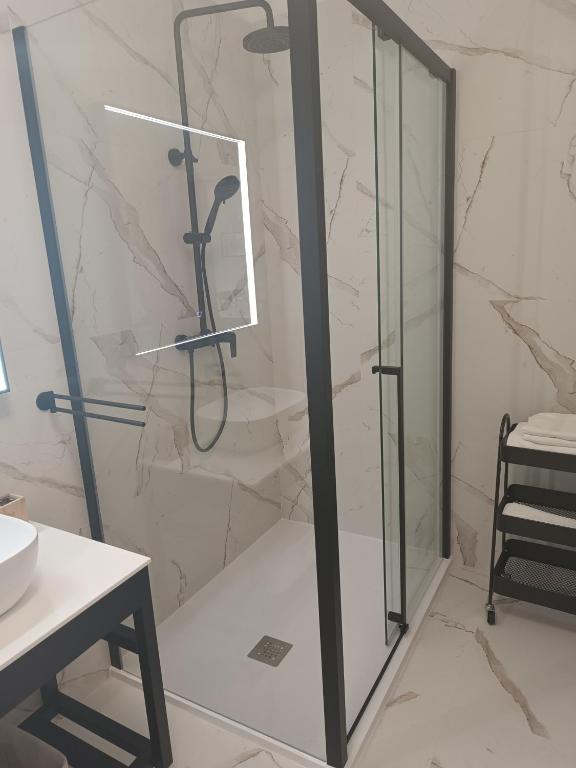 Kúpeľňa v ubytovaní Apartments Mirjana Baška