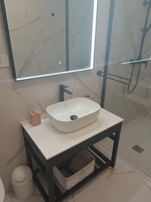 Kúpeľňa v ubytovaní Apartments Mirjana Baška