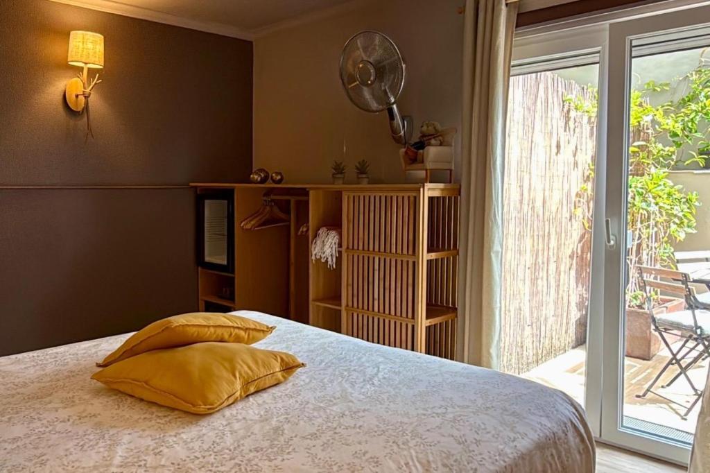 Postel nebo postele na pokoji v ubytování B&B Casa en La Montaña