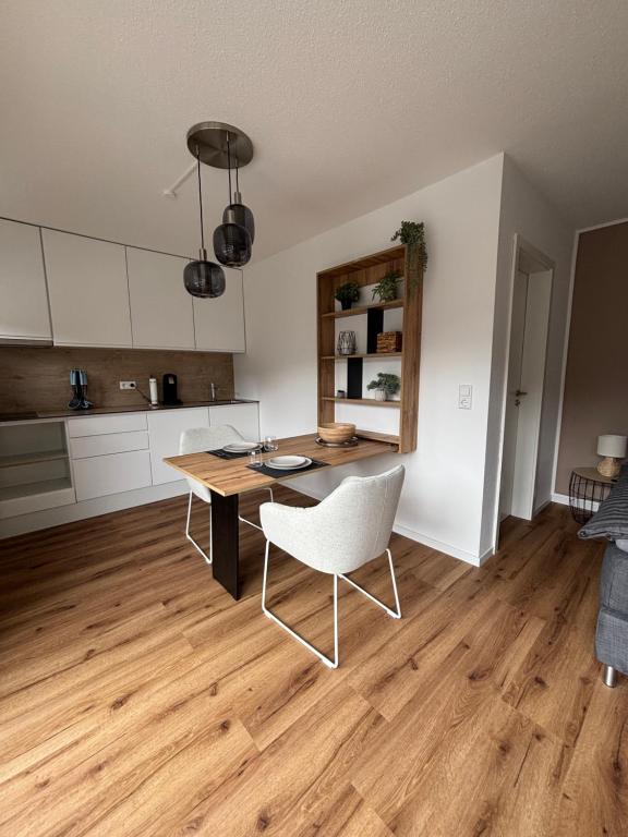 Kuchyň nebo kuchyňský kout v ubytování 1-Zimmer Apartment in Lörrach