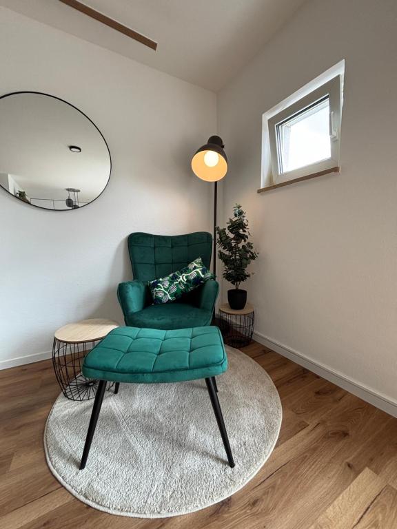 Posezení v ubytování 1-Zimmer Apartment in Lörrach