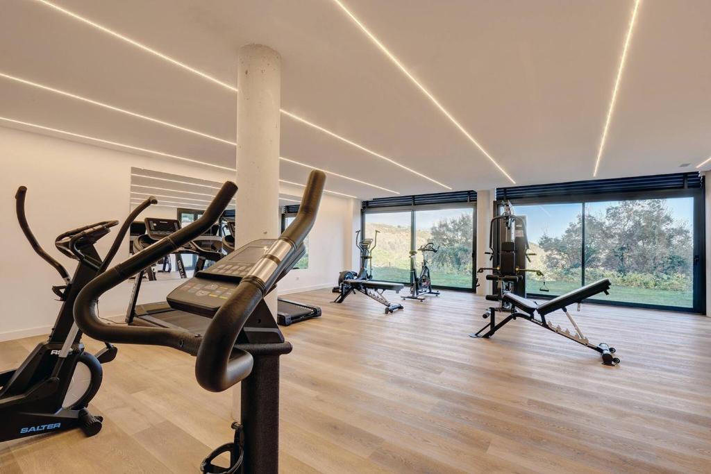 Fitness centrum a/nebo fitness zařízení v ubytování 085 Modern Apartment in Trendy La Cala Golf Resort