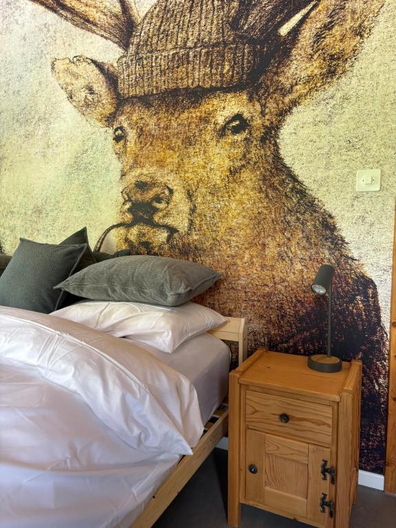 Postel nebo postele na pokoji v ubytování Familiehotel La Randulina