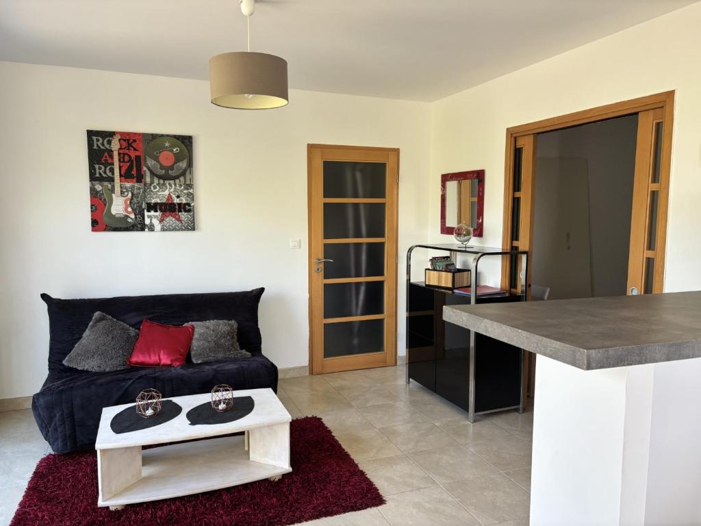 Η κουζίνα ή μικρή κουζίνα στο Appartement Romana PUISSALICON 34