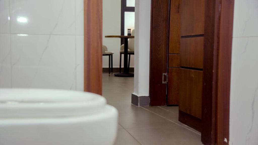 Koupelna v ubytování COFE Hôtel
