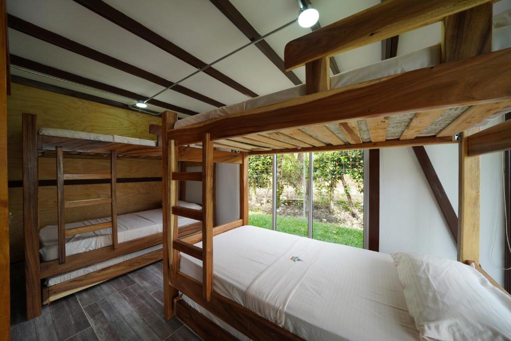 Postel nebo postele na pokoji v ubytování Corralito de Piedra - Chalet