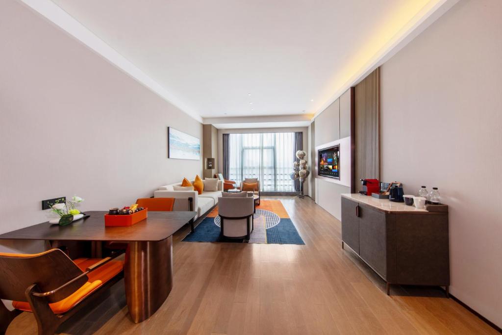Posezení v ubytování UrCove by HYATT Shenzhen Luohu