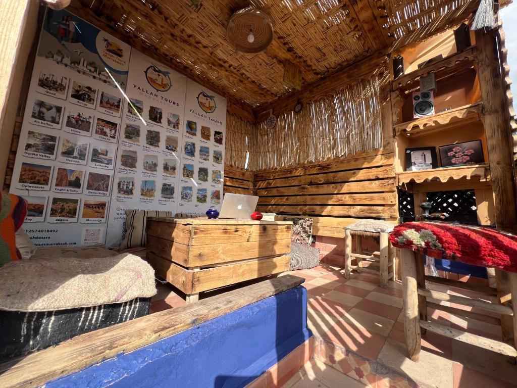 Posezení v ubytování Riad Mamma MARRAKESH