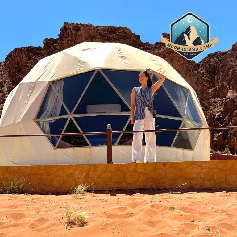 Hosté ubytování Moon Island Camp