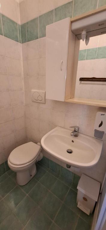 Koupelna v ubytování Hotel Lea