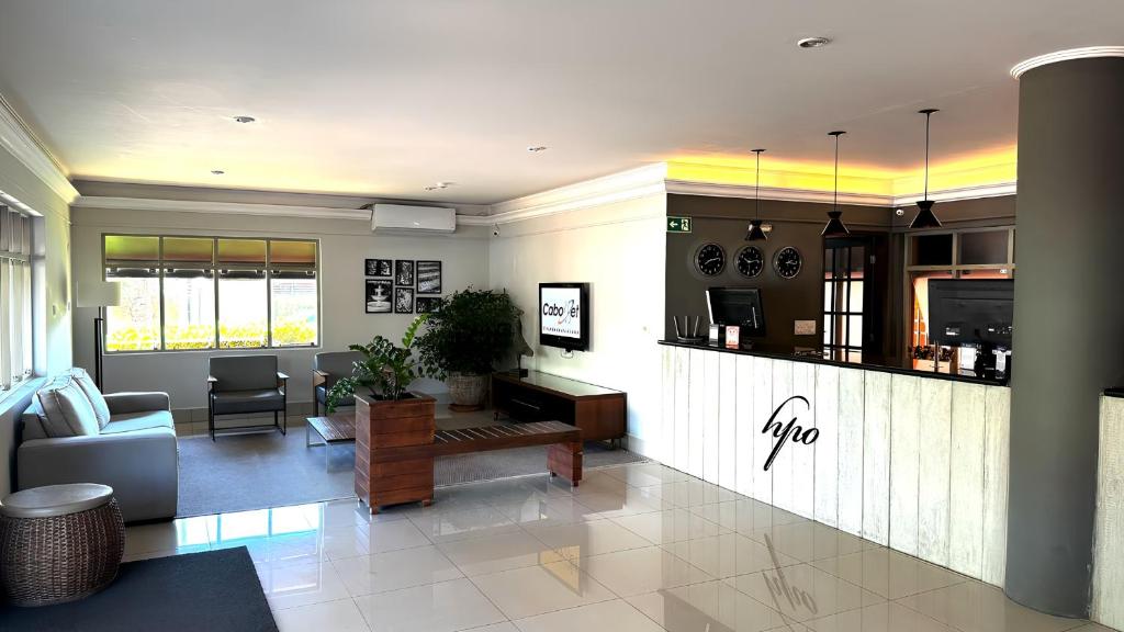 Posezení v ubytování Hotel Pousada Ourinhos