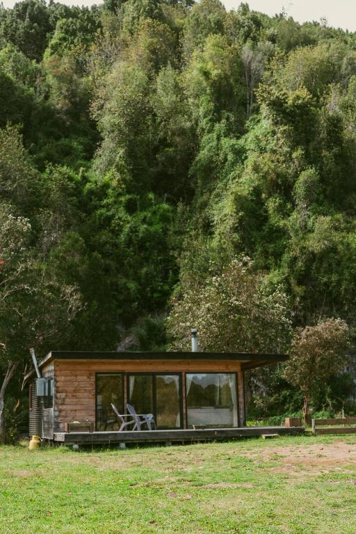 Paisaje cerca de este chalet de montaña