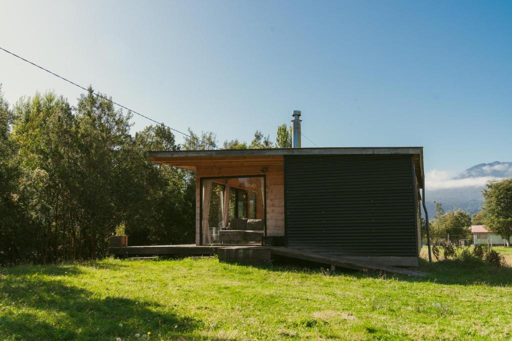 Paisaje cerca de este chalet de montaña