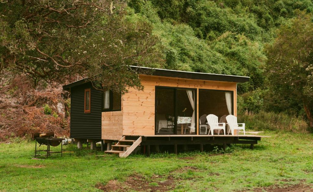 Jardín al aire libre en Indómito Refugio