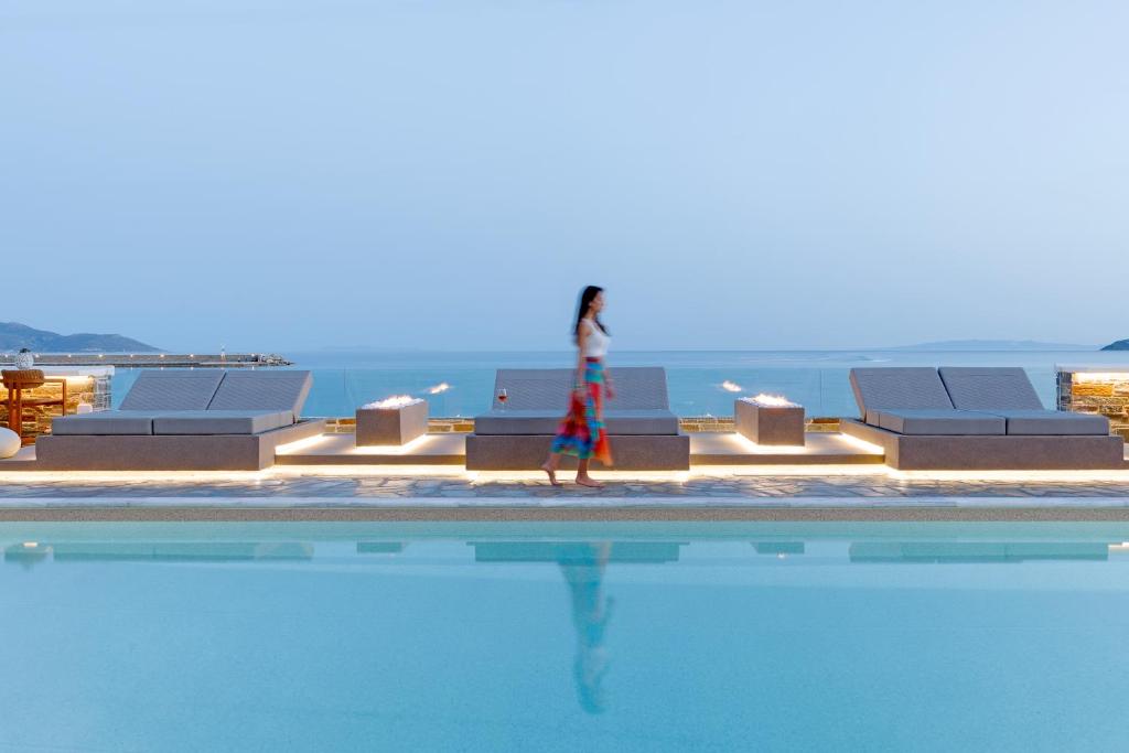 Bazén v ubytování Anastasia Hotel & Suites Mediterranean Comfort nebo v jeho okolí