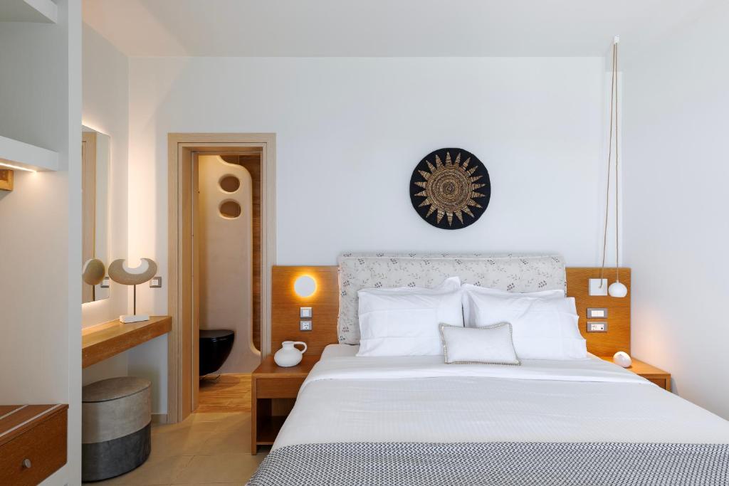 Postel nebo postele na pokoji v ubytování Anastasia Hotel & Suites Mediterranean Comfort
