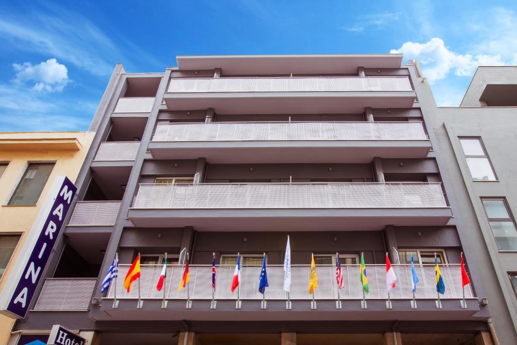 Balkón nebo terasa v ubytování Hotel Marina