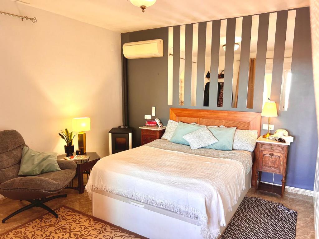Katil atau katil-katil dalam bilik di CASA BELLE VUE sea view & private pool