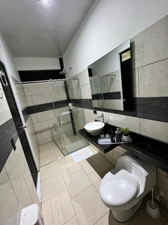 Koupelna v ubytování Hotel Capri Doradal