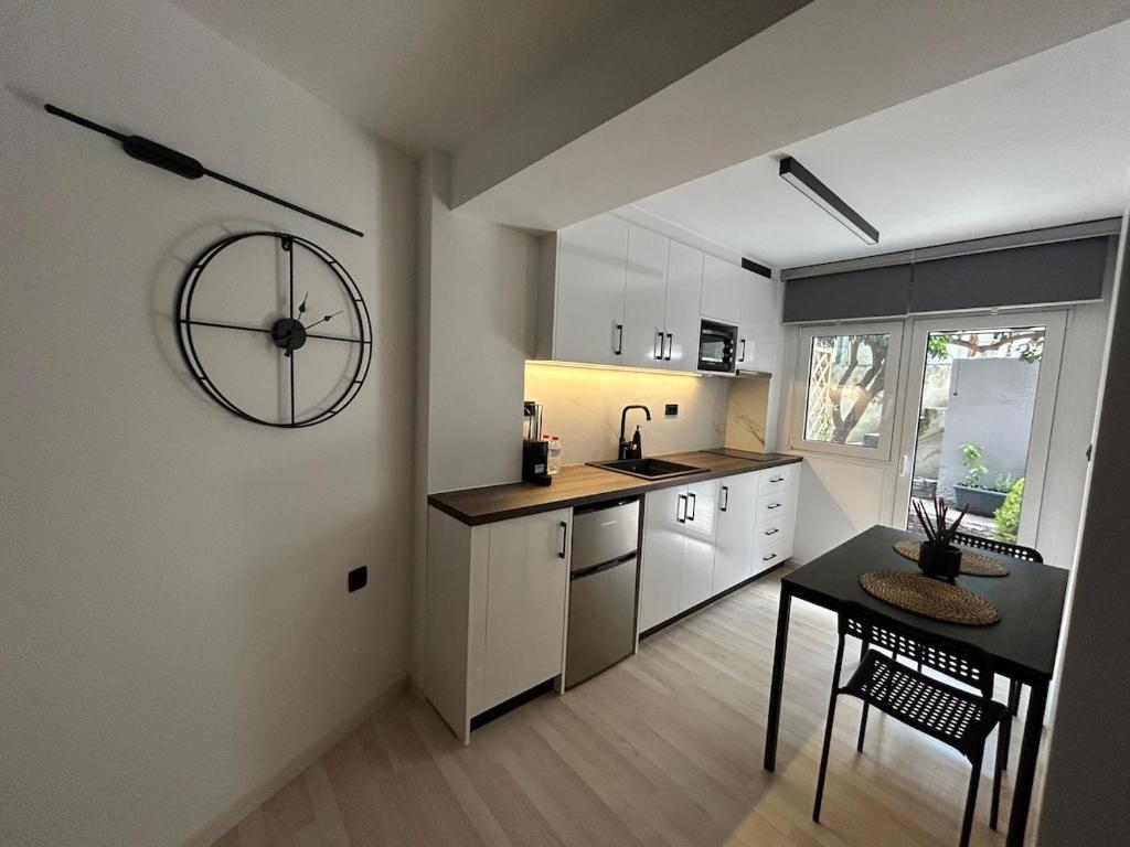 Kuchyň nebo kuchyňský kout v ubytování Elian Center Suite