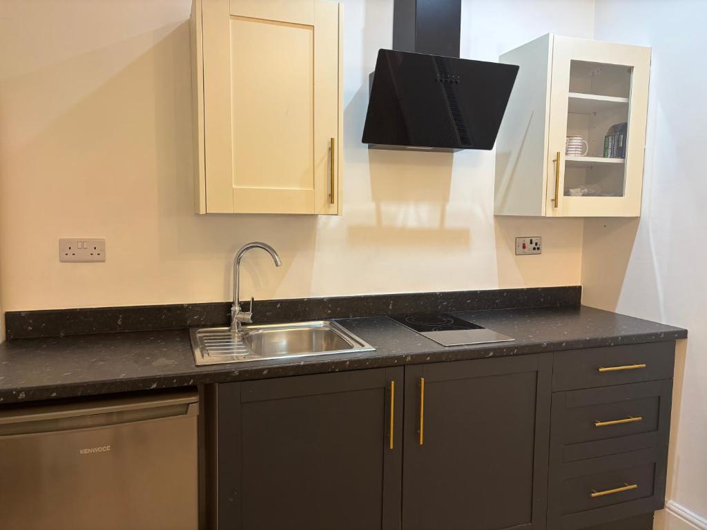 Kuchyň nebo kuchyňský kout v ubytování Ingoldsby rooms