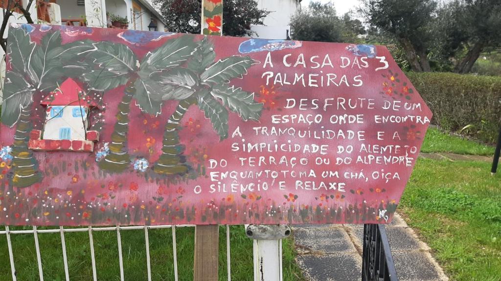 Zahrada ubytování Casa das 3 Palmeiras