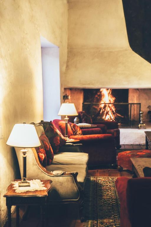 Posezení v ubytování Hotel Hacienda Baza