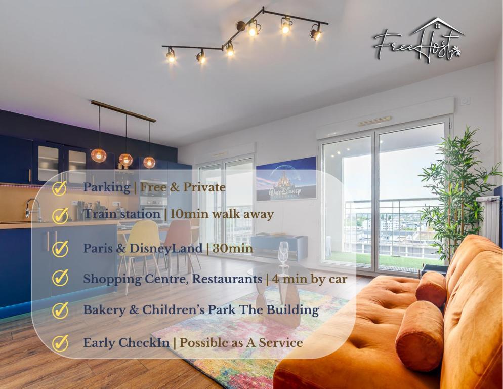 Φωτογραφία από το άλμπουμ του Chic & Cosy - Private Parking - Between Paris & DisneyLand - 5min TrainStation, Big Mall σε Noisy-le-Grand