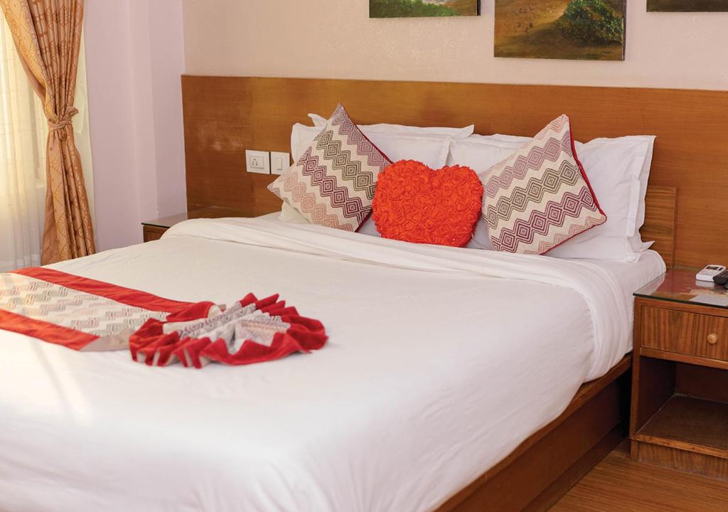 Postel nebo postele na pokoji v ubytování Bojinee Resort
