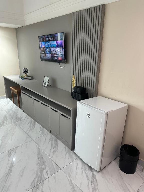 Kuchyň nebo kuchyňský kout v ubytování Flat Tropical